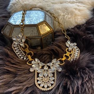 SOLD Beautiful Statement Gold Necklace